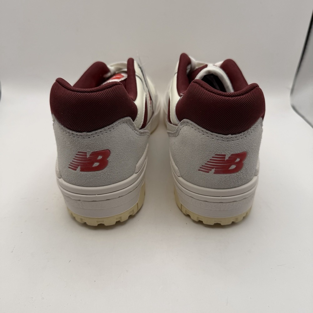 NIB NEW BALANCE 550 WHITE/RED BB550EMR Sea Salt/True Red Mens Sz 12 $110 - Picture 4 of 9